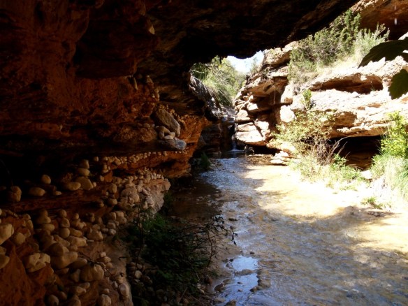 La bonita sala antes de llegar a la cascada del Formiga