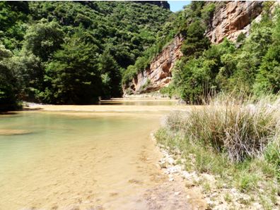 La zona donde arranca el camino a la Matosa