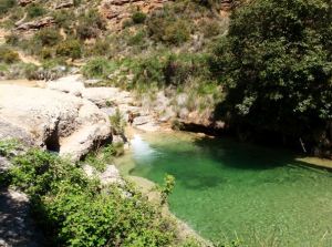 La poza base en el Formiga