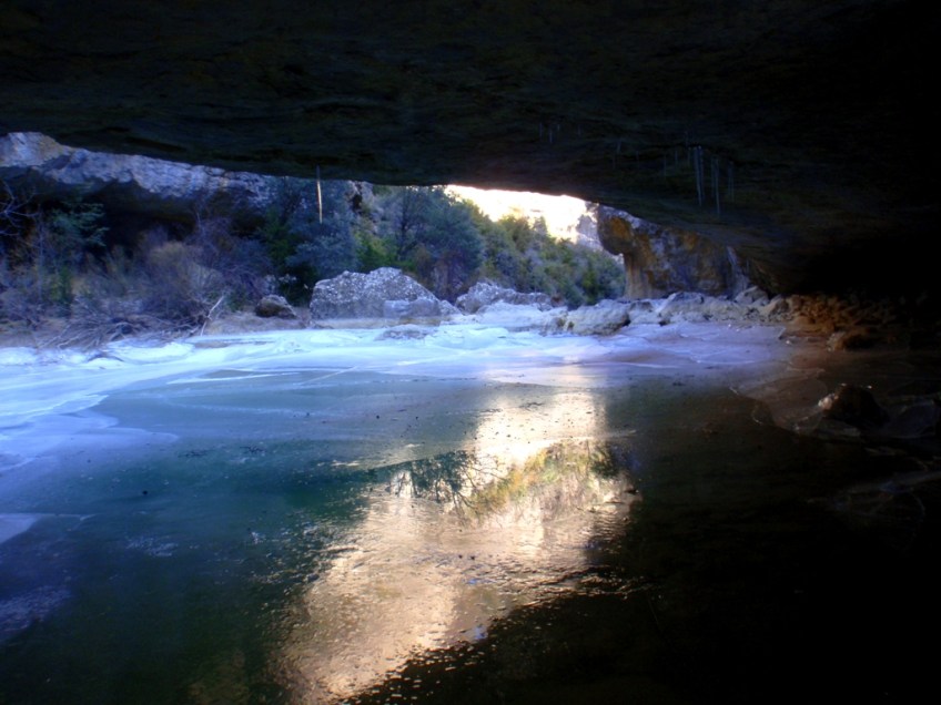 La Poza Chinchirigoy en invierno