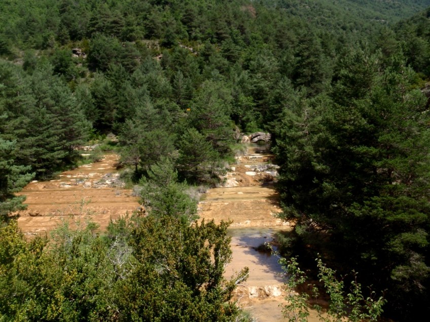 Confluencia del Barranco Barón con el Río Flumen