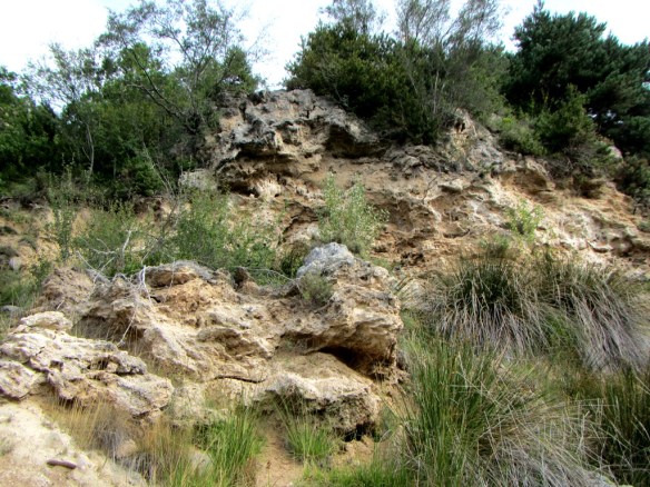 La misma pared en el Barranco de la Tosca