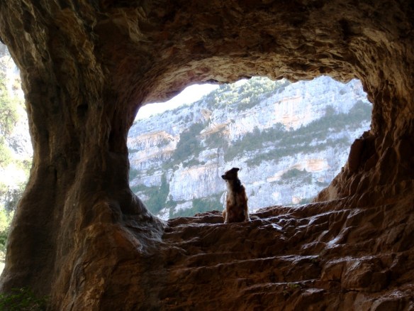 La senda de las Escaleretas en el Vero