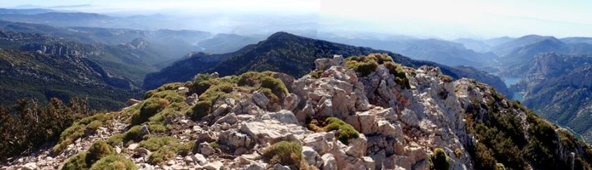 Vistas hacia el sur desde la Ronera