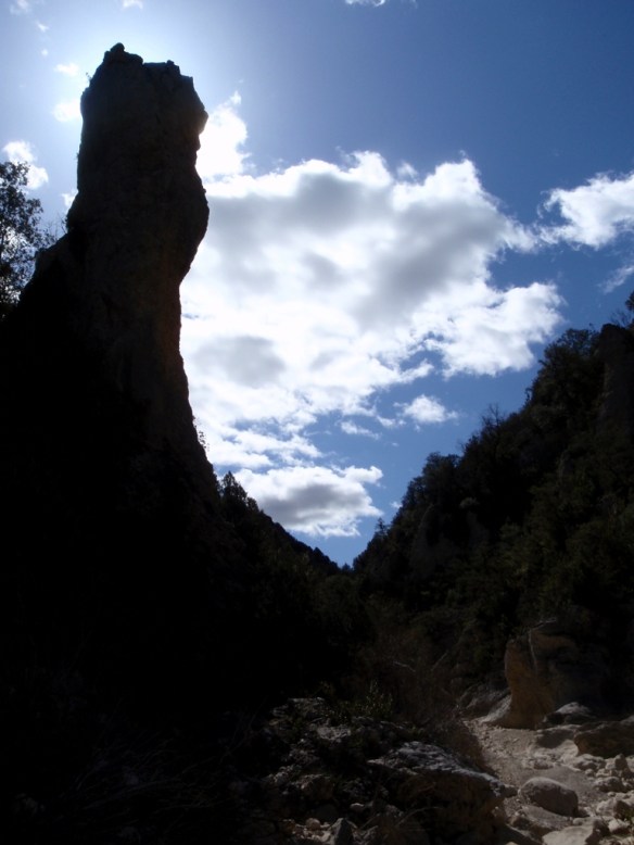 El joven Vero debajo de Almazorre