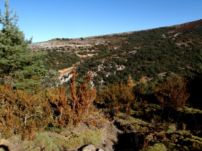 La zona del Corral de Chocás y Planiebla