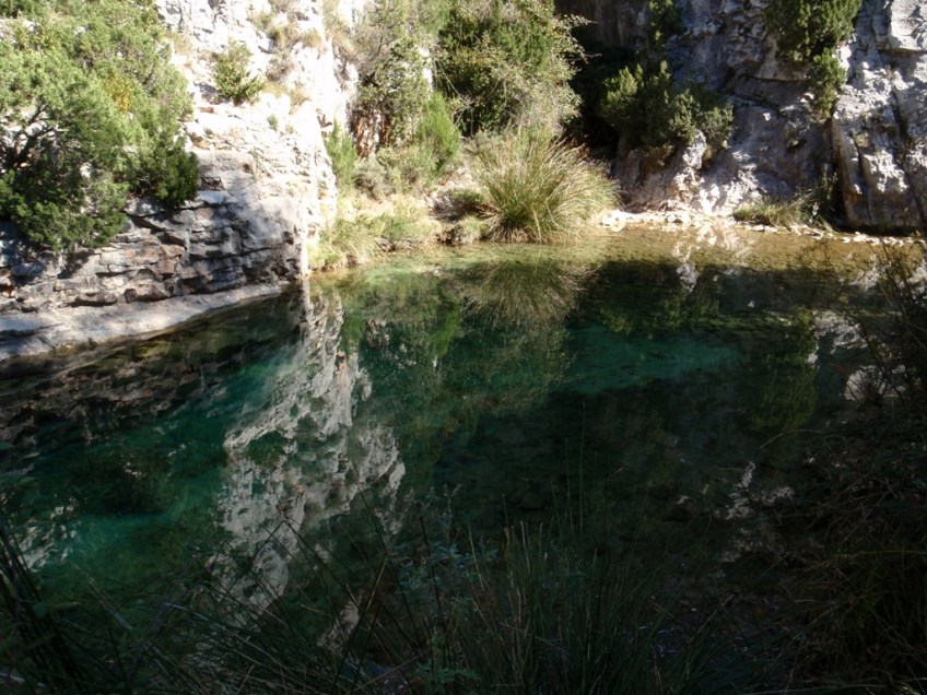 La poza del Barranco de la Virgen