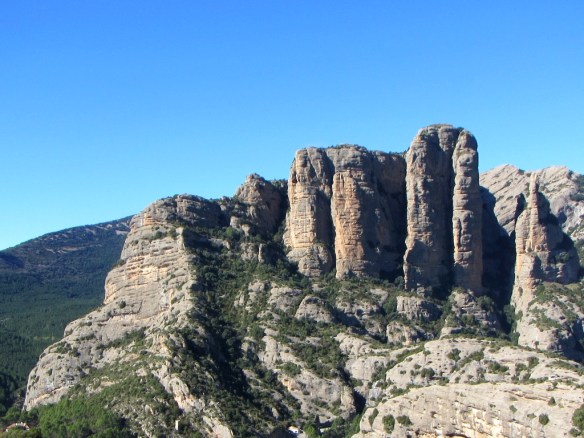 El Paso de la Losa visto desde las cercanías de la Cueva de los Murciélagos