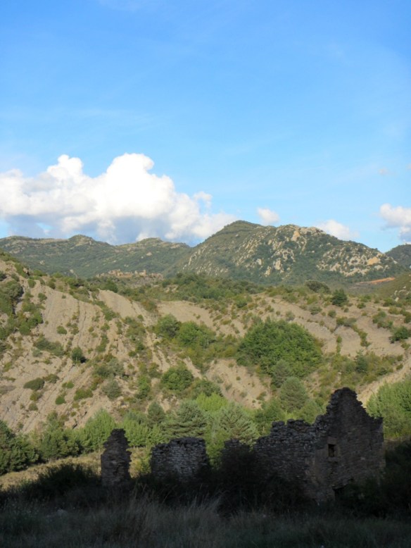 Lusera desde Santa María de Belsué