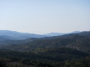 Las vistas hacia el oeste