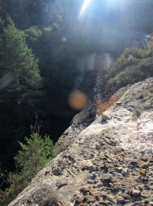 El salto del Barranco Reguero