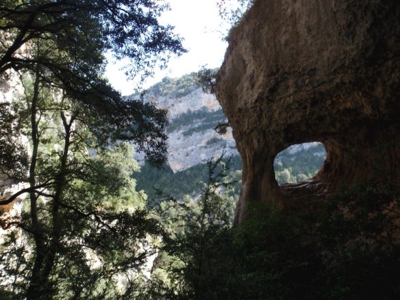 La Senda de las Escaleretas pasa por este Ventanal