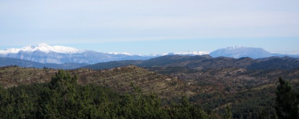 Vistas a Ibirque y el Pirineo