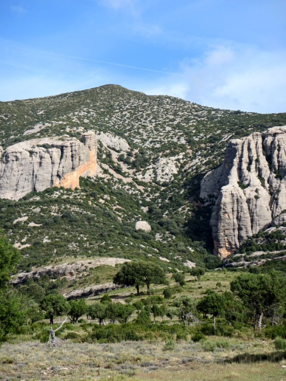 Vistas al Mondinero desde la pista de acceso