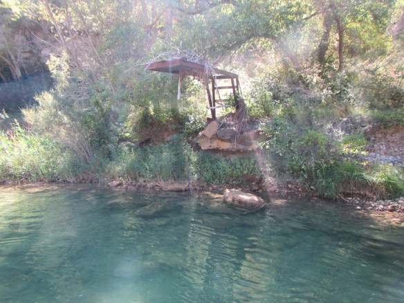 La pasarela metálica