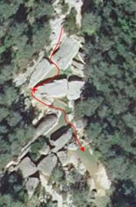 Croquis sobre una foto de Sigpac